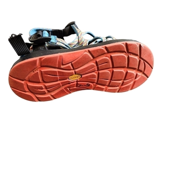 Chaco multi strap/color sandals size 8 - Picture 6 of 6